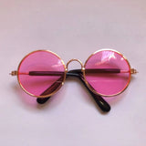 Cool Vintage Sunglasses Goggles for Cats and Dogs-Wiggleez-Pink-M-Wiggleez