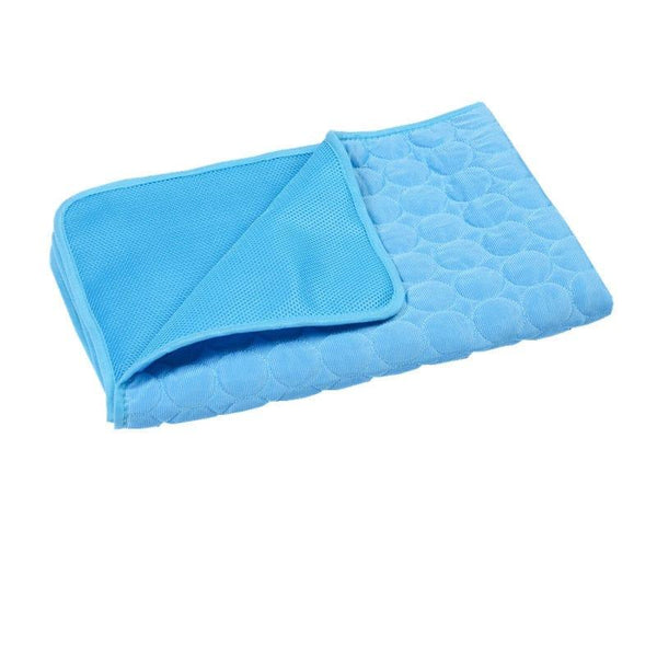 Cooling Dog Washable Mat-Wiggleez-Blue-XS 40x30 cm-Wiggleez