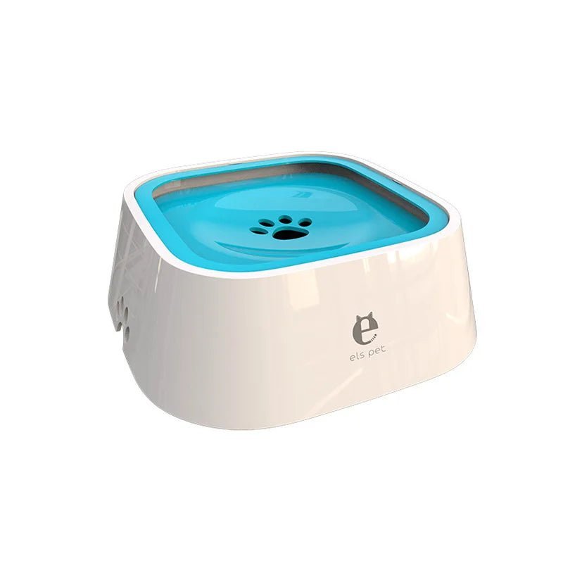 Dog Floating Non Spill Drinking Water Bowl Dispenser-Wiggleez-A-Blue-Wiggleez