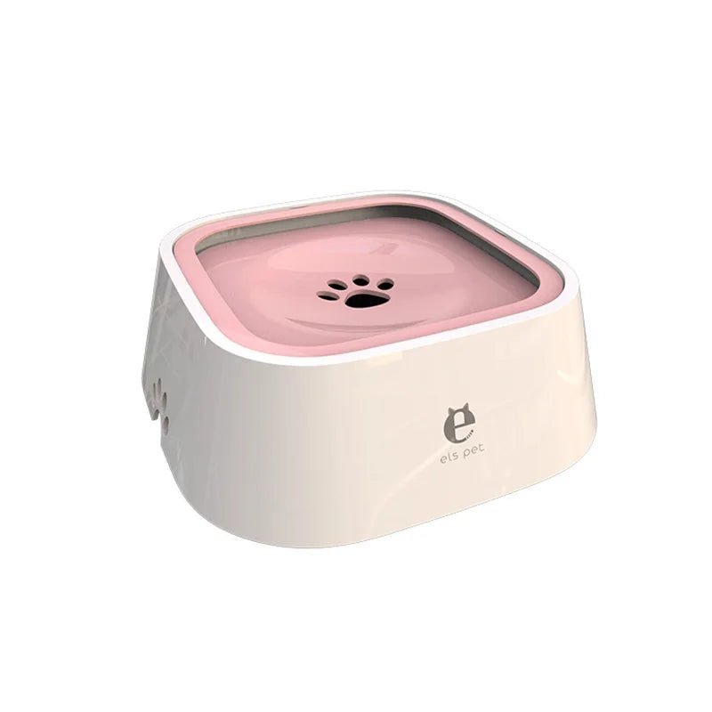 Dog Floating Non Spill Drinking Water Bowl Dispenser-Wiggleez-A-Pink-Wiggleez