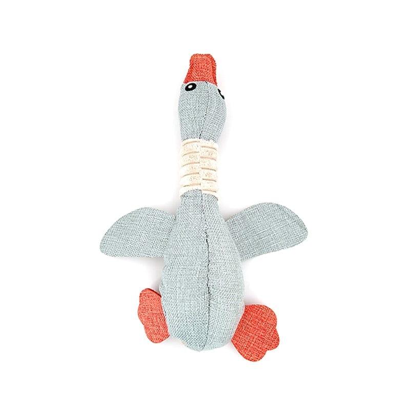 Dog chew Toy-Wiggleez-Gray-Wiggleez