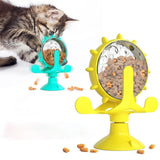 Interactive Cat Dog Treat Leaking Toy Wheel-Wiggleez-Green-Wiggleez