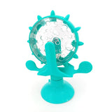 Interactive Cat Dog Treat Leaking Toy Wheel-Wiggleez-Green-Wiggleez