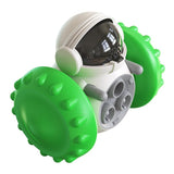 Interactive Dog Puzzle Toy Treat Dispenser Robot-Wiggleez-Green-Wiggleez