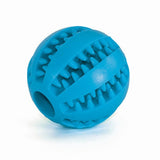 Interactive Elasticity Puppy Pet Chew Toy Tooth Cleaning Rubber Food Ball Toy-Wiggleez-Dark Blue-S-5cm-Wiggleez