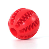 Interactive Elasticity Puppy Pet Chew Toy Tooth Cleaning Rubber Food Ball Toy-Wiggleez-Red-S-5cm-Wiggleez
