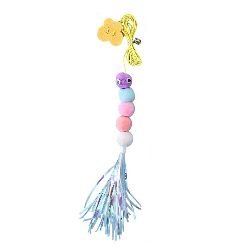 Interactive Hanging Cat Toy-Wiggleez-Caterpillar-Wiggleez