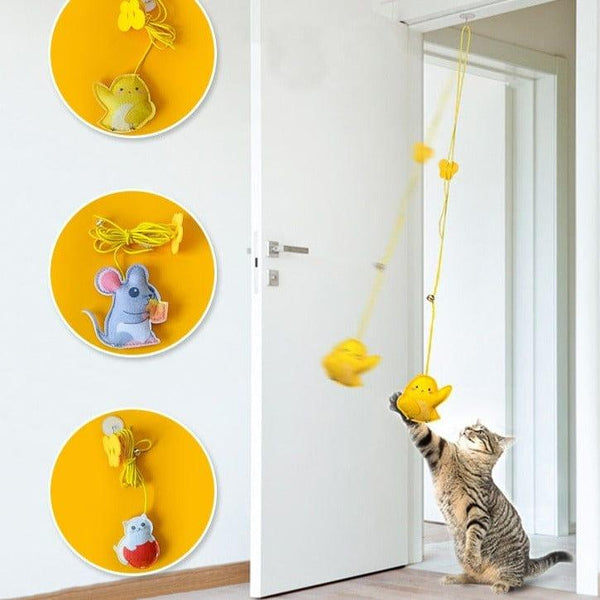 Interactive Hanging Cat Toy-Wiggleez-Caterpillar-Wiggleez