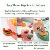 Interactive Pet Puzzle Toy Feeder-Wiggleez-Green-Wiggleez