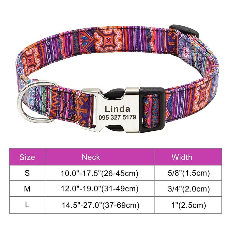 Personalized Dog Collar-Wiggleez-Rose-S-Wiggleez