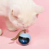 Smart Self Rotating LED Cat Toy-Wiggleez-White-Wiggleez