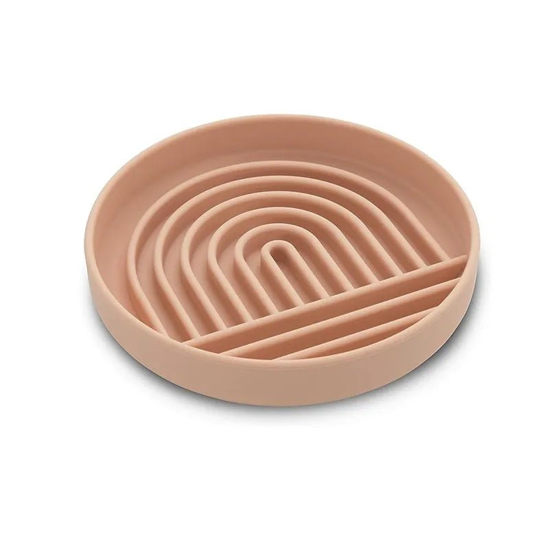 Anti-Slip Slow Food Bowl Anti-choking Silicone Toy Food Plate-Wiggleez-Image Color 20-Wiggleez