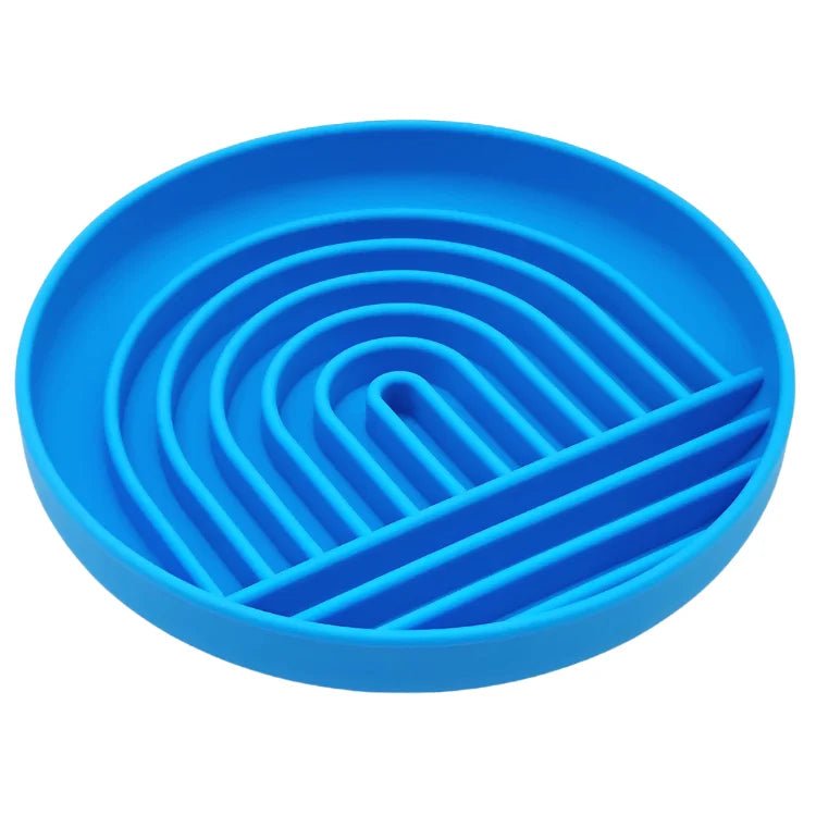 Anti-Slip Slow Food Bowl Anti-choking Silicone Toy Food Plate-Wiggleez-Image Color 10-Wiggleez