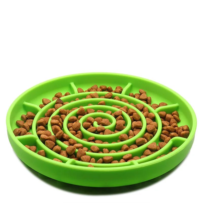 Anti-Slip Slow Food Bowl Anti-choking Silicone Toy Food Plate-Wiggleez-Image Color 14-Wiggleez