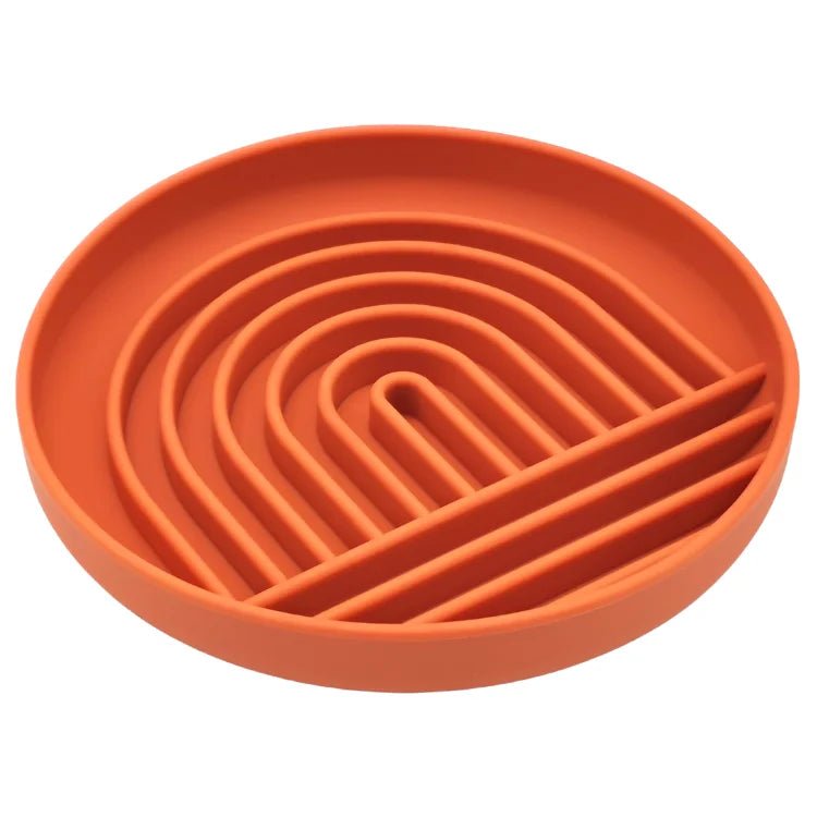 Anti-Slip Slow Food Bowl Anti-choking Silicone Toy Food Plate-Wiggleez-Image Color 21-Wiggleez